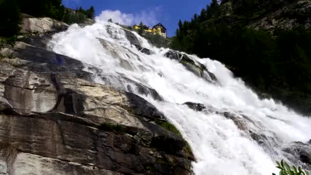 Cachoeiras Toce Espetáculo Natureza — Vídeo de Stock