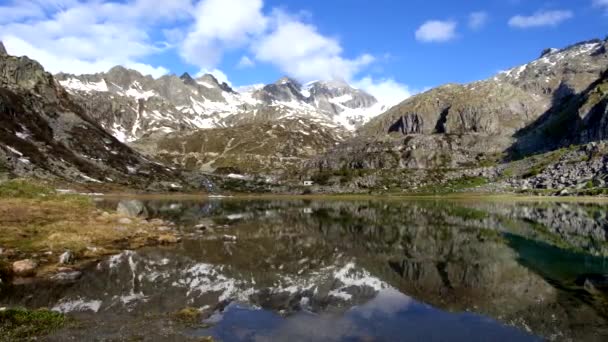 Озеро Корабелло Зимой Волшебство Клещей — стоковое видео