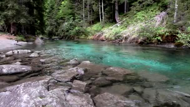 Озера Амола Скрытый Рай Доломитовых Альпах — стоковое видео