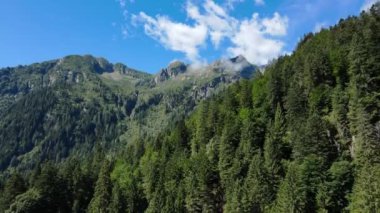 Hava Aracı - Fantastik Dolomite manzarası