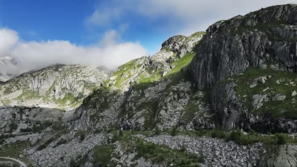 Piękny Alpejski Krajobraz Wiosną — Wideo stockowe