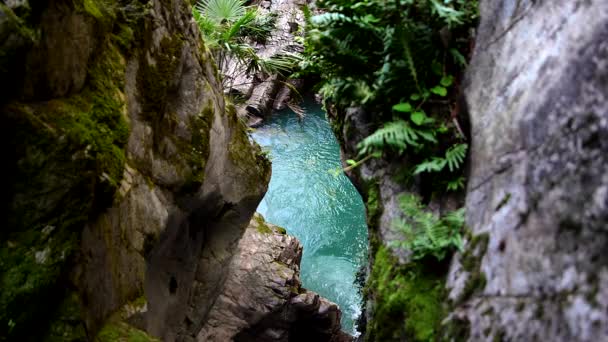 Canyon Orrido Bellano Itália — Vídeo de Stock