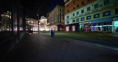 Gece Sahneleri - Milano üzerinden Orefici, İtalya 02-28-2025