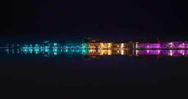 Gece Sahneleri - Maggiore Gölü 'nde Sesto Calende