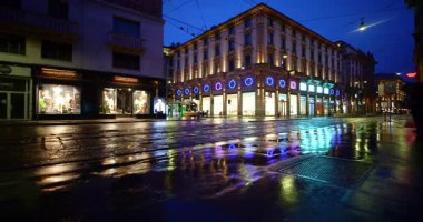 Gece Manzaraları - Milano 'da Orefici yoluyla 04-13-2025