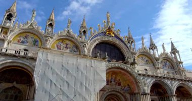 İtalya Venedik 'teki St. Mark Meydanı 02-16-2025