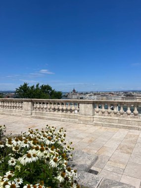 Budapeşte 'nin güzel panoramik manzarası