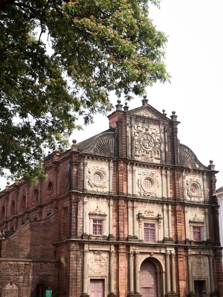 an old historic christian church in goa built by the british in india