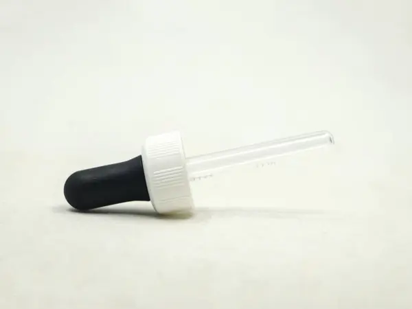 Closeup Shot Plastic Eye Dropper Pipette Tool Used Medical Scientific — Stock Photo, Image
