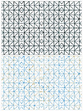 High-definition geometry texture repeat pattern on a creative texture surface