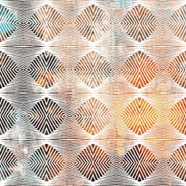 Yaratıcı bir doku yüzeyinde yüksek çözünürlüklü modern Geometri ve dekor tekrarı deseni