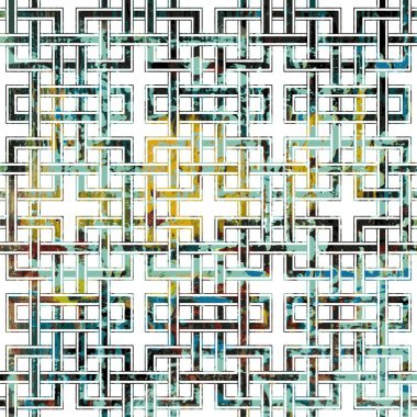 Yaratıcı bir doku yüzeyinde yüksek çözünürlüklü modern Geometri ve dekor tekrarı deseni