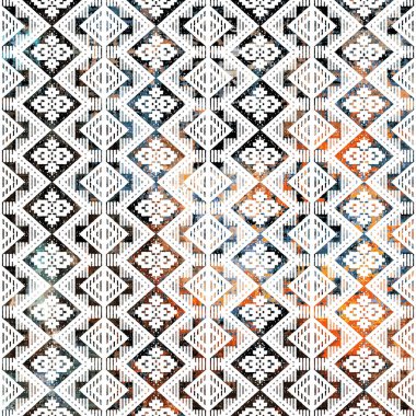 Yaratıcı bir doku yüzeyinde yüksek çözünürlüklü modern Geometri ve dekor tekrarı deseni