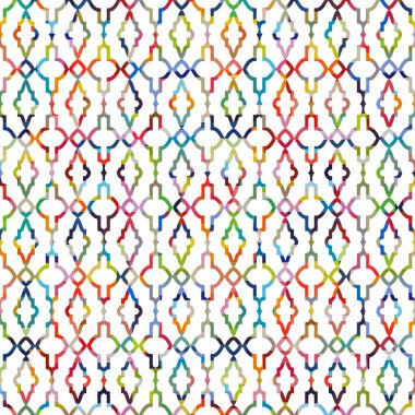 Yaratıcı bir doku yüzeyinde yüksek çözünürlüklü modern Geometri ve dekor tekrarı deseni