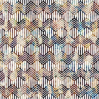 Yaratıcı bir doku yüzeyinde yüksek çözünürlüklü modern Geometri ve dekor tekrarı deseni