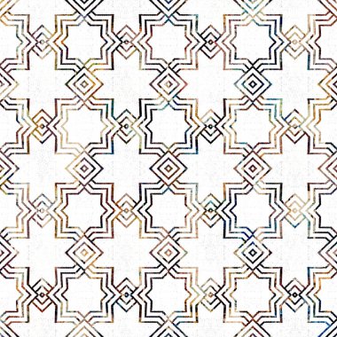 Yaratıcı bir doku yüzeyinde yüksek çözünürlüklü modern Geometri ve dekor tekrarı deseni