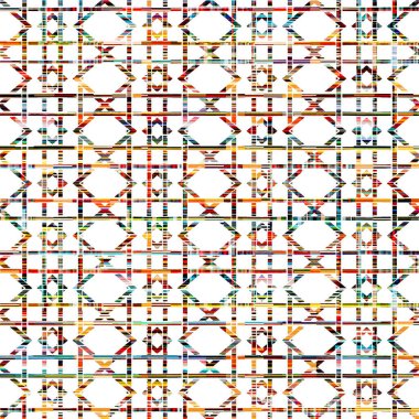 Yaratıcı bir doku yüzeyinde yüksek çözünürlüklü modern Geometri ve dekor tekrarı deseni