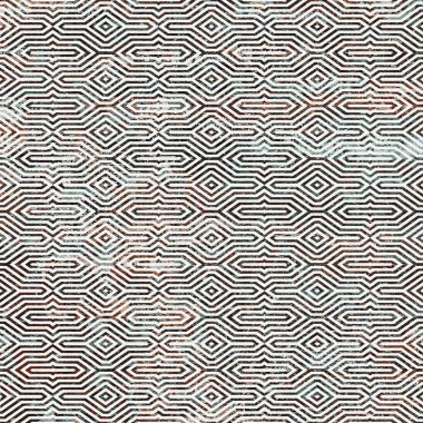 Yaratıcı bir doku yüzeyinde yüksek çözünürlüklü modern Geometri ve dekor tekrarı deseni