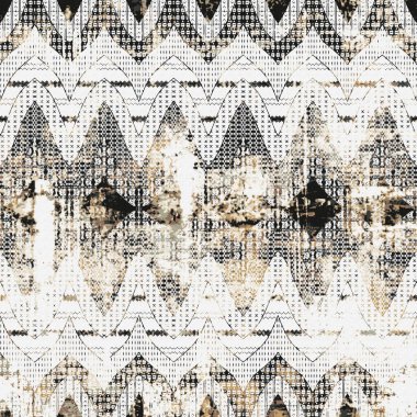 Yaratıcı bir doku yüzeyinde yüksek çözünürlüklü modern Geometri ve dekor tekrarı deseni
