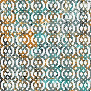 Yaratıcı bir doku yüzeyinde yüksek çözünürlüklü modern Geometri ve dekor tekrarı deseni