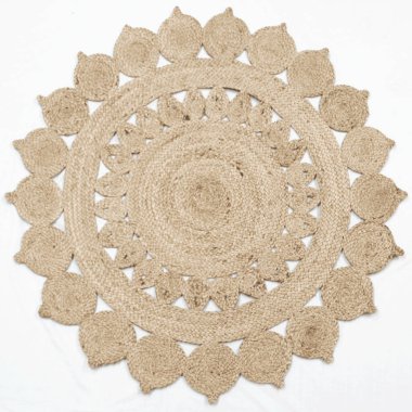 Yüksek çözünürlüklü Jute örgülü el yapımı ve örülmüş halı ve halılar