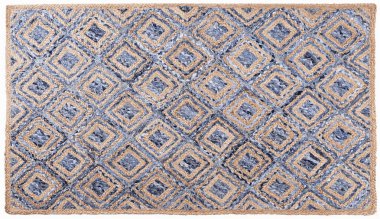 Yüksek çözünürlüklü Jute örgülü el yapımı ve örülmüş halı ve halılar