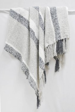 Mohair ve Ring ipliği Yüksek çözünürlüklü battaniye atın