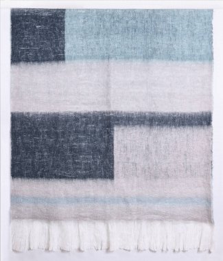 Mohair ve Ring ipliği Yüksek çözünürlüklü battaniye atın