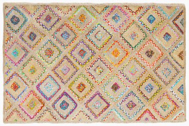 Yüksek çözünürlüklü el yapımı halı ve halılar.