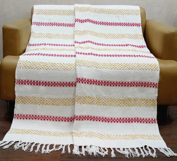 stock image Jacquard and woven Throw blanket with high resolution