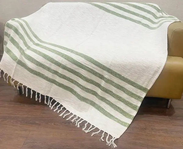 stock image Jacquard and woven Throw blanket with high resolution