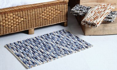 Orijinal El yüksek çözünürlüklü dokuma halıları ve banyo paspası