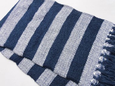 Pamuk ve akrilik iplik Yüksek çözünürlüklü battaniye atın                               