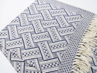 Pamuk ve akrilik iplik Yüksek çözünürlüklü battaniye atın                               