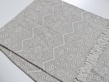 Pamuk ve akrilik iplik Yüksek çözünürlüklü battaniye atın                               