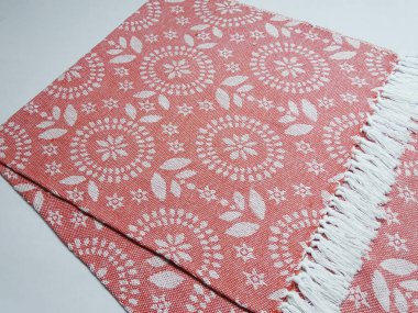 Pamuk ve akrilik iplik Yüksek çözünürlüklü battaniye atın                               