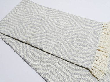 Pamuk ve akrilik iplik Yüksek çözünürlüklü battaniye atın                               