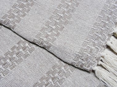 Pamuk ve akrilik iplik Yüksek çözünürlüklü battaniye atın                               