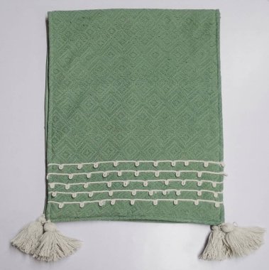 Cotton and Acrylic yarn Throw blanket with high resolution                                clipart