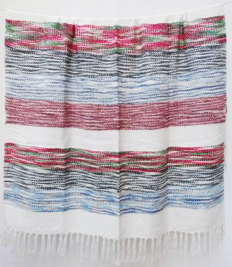 Pamuk ve akrilik iplik Yüksek çözünürlüklü battaniye atın                               