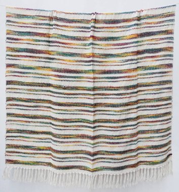 Pamuk ve akrilik iplik Yüksek çözünürlüklü battaniye atın                               