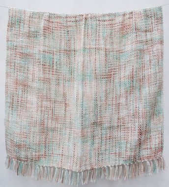 Pamuk ve akrilik iplik Yüksek çözünürlüklü battaniye atın                               