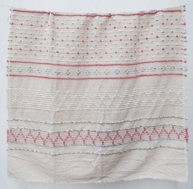 Pamuk ve akrilik iplik Yüksek çözünürlüklü battaniye atın                               