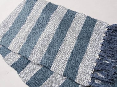 Pamuk ve akrilik iplik Yüksek çözünürlüklü battaniye atın                               