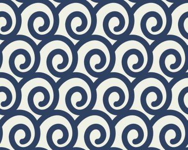 Güzel Asyalı kusursuz desen. Geleneksel kalıp tasarımı.