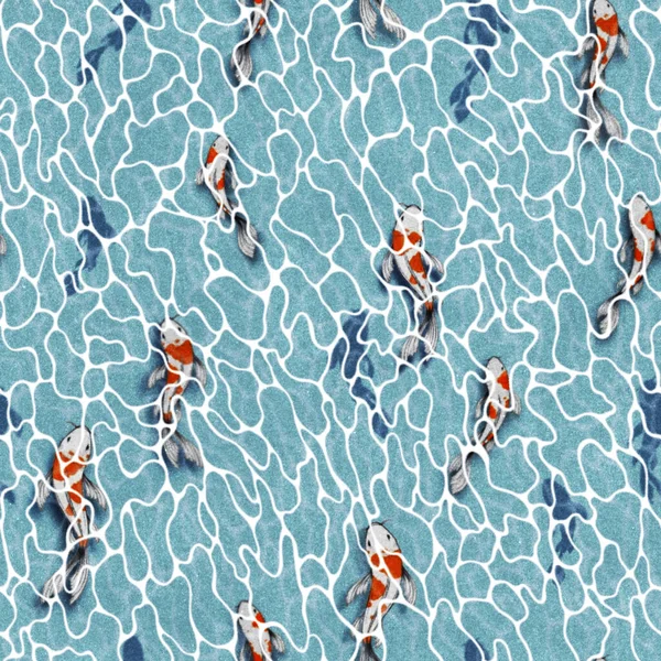 Beautiful water seamless pattern design