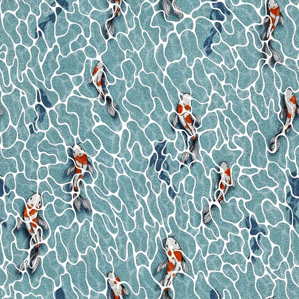 Beautiful water seamless pattern design