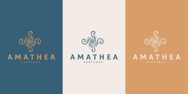 Güzel Göksel Logo tasarımı, Galaksi logosu, Minimal logo, Yıldız, Spiral, Astroloji, Astronomi, Ruhani, Vektör logosu. Vektör illüstrasyonu