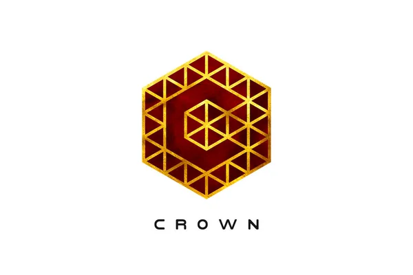 Σχεδιασμός Λογότυπου Επιστολή Λογότυπος Εξάγωνο Minimal Σχεδιασμός Λογότυπου Prestige Λογότυπο — Διανυσματικό Αρχείο