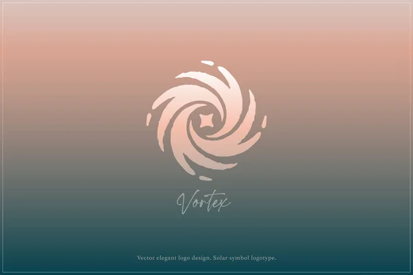 Design Logo Celest Logotip Stea Planeta Spatiu Univers Minimal Minimalistic — Vector de stoc